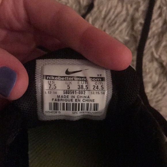 Nike free 5.0, size 7.5, used condition - Picture 2 of 2